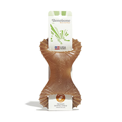 Brinquedo Benebone Dental Chew sabor Amendoim para Cães M