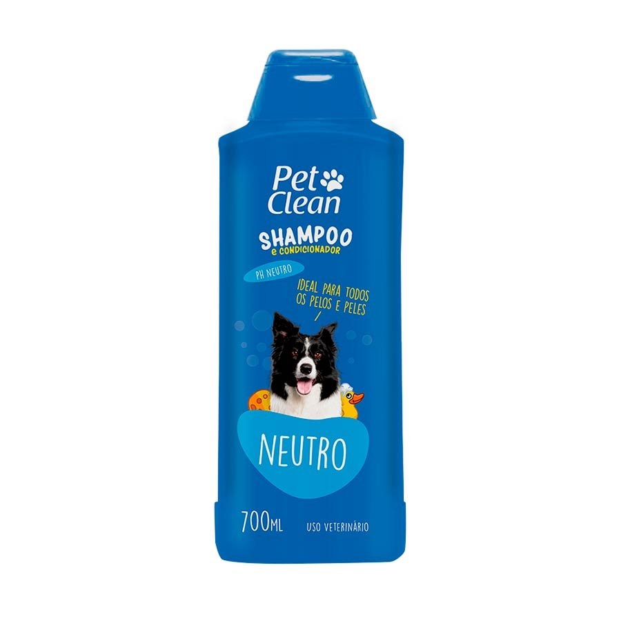 Shampoo e Condicionador Pet Clean Neutro para Cães e Gatos