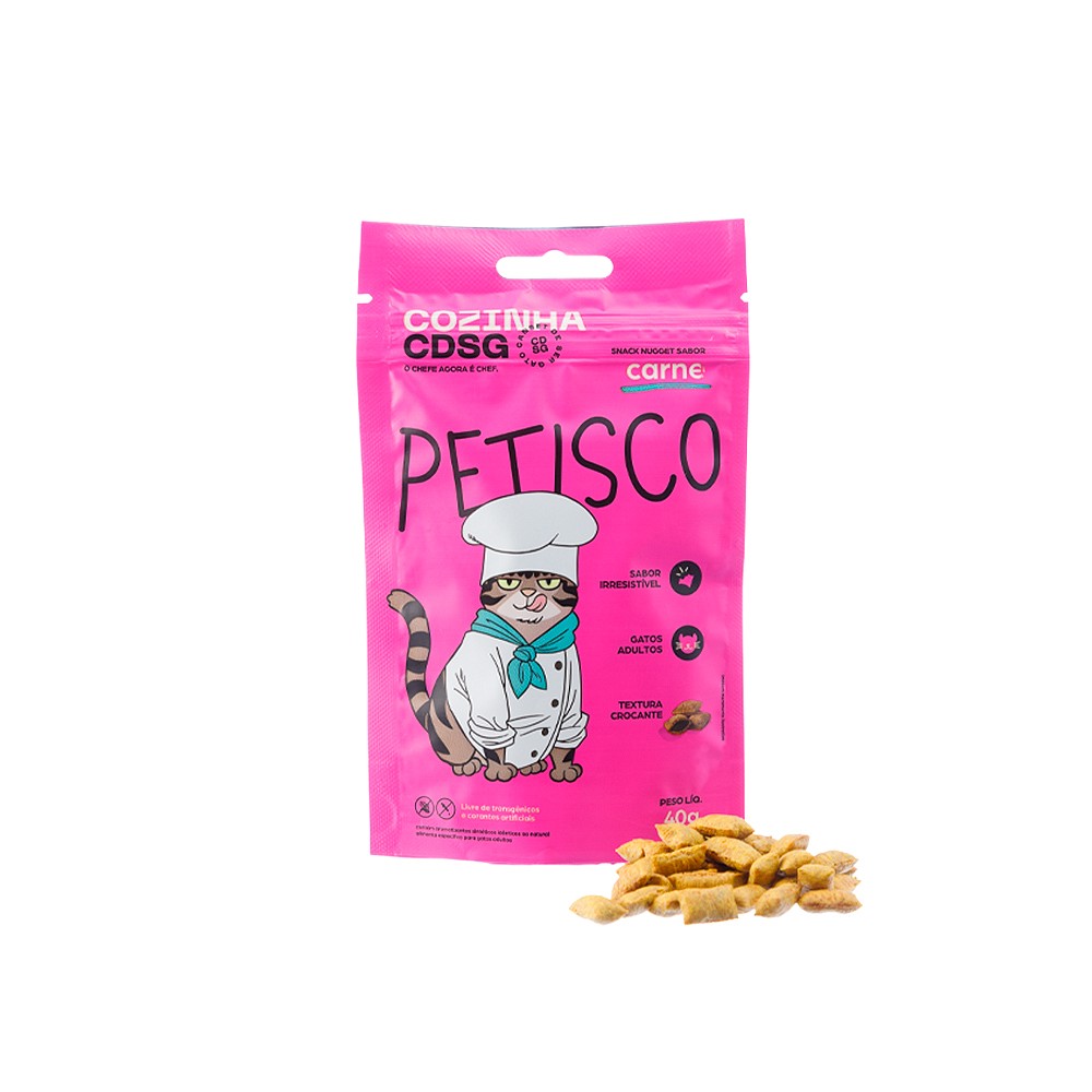 Snack Nugget Cansei de Ser Gato sabor Carne