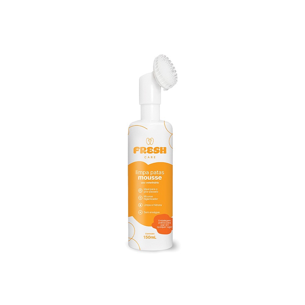 Limpa Patas em Mousse Fresh Care para Cães 