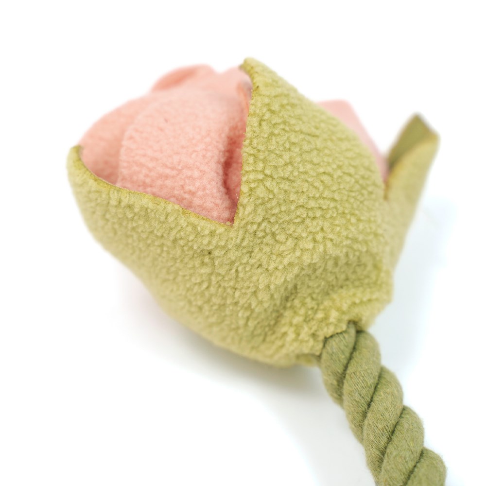 Brinquedo de Pelúcia Oikos Flor com Corda para Cães