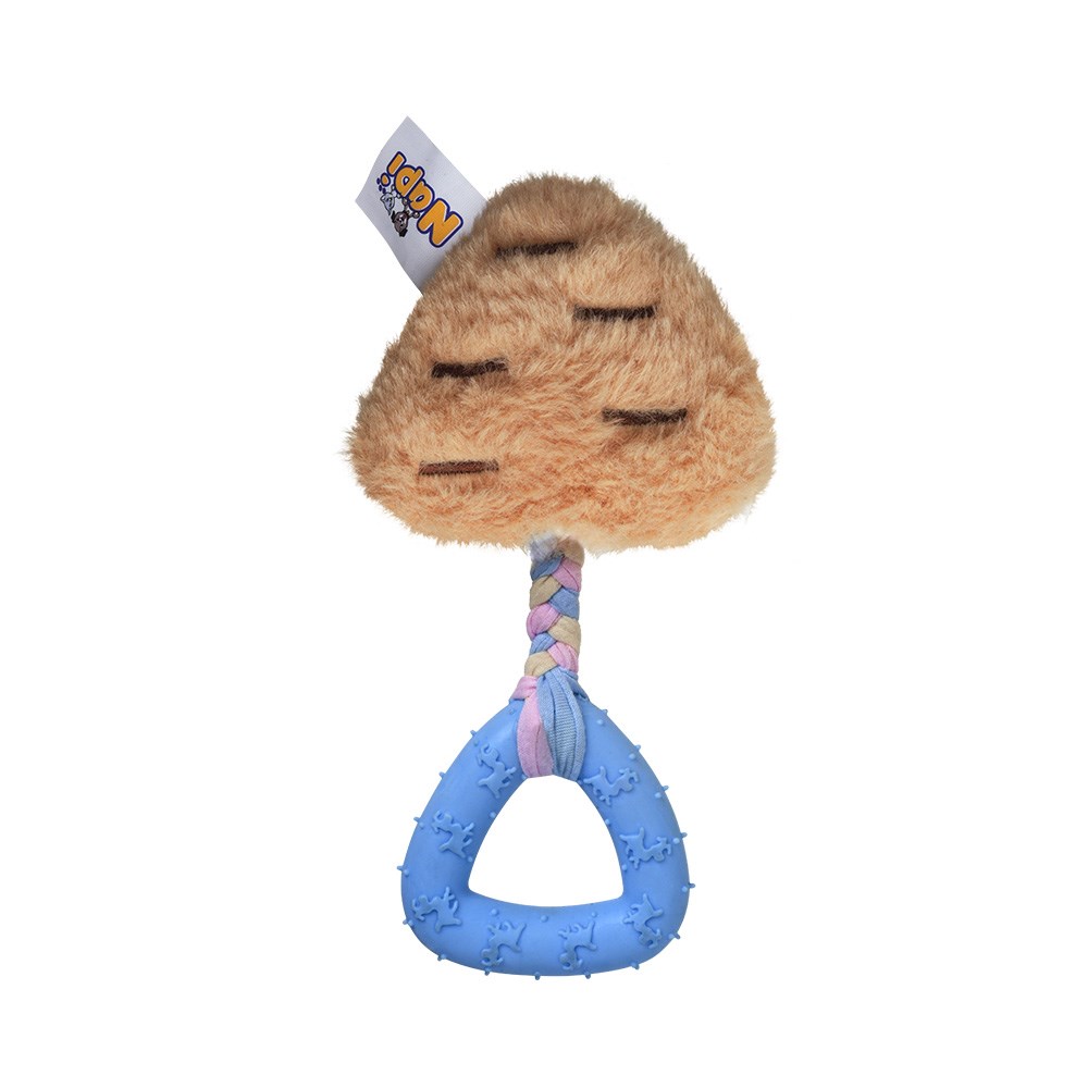 Brinquedo Napi Pelúcia Coração com Argola para Cães