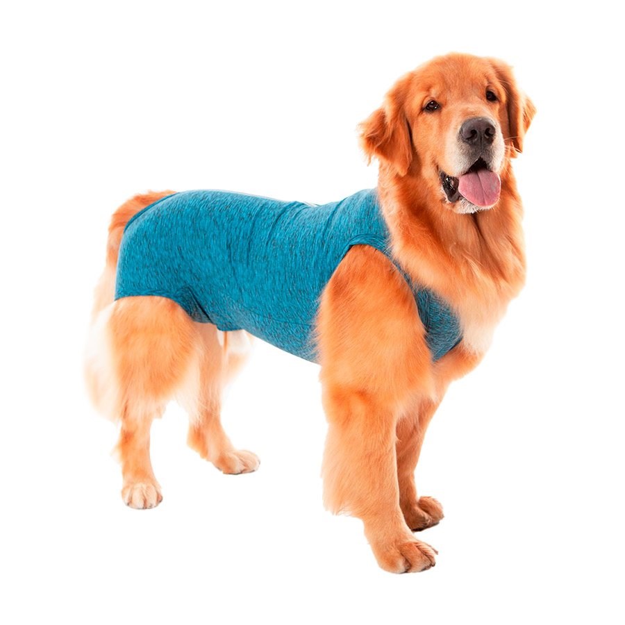 Roupa Cirúrgica Pet Med para Macho Duo Dry Azul