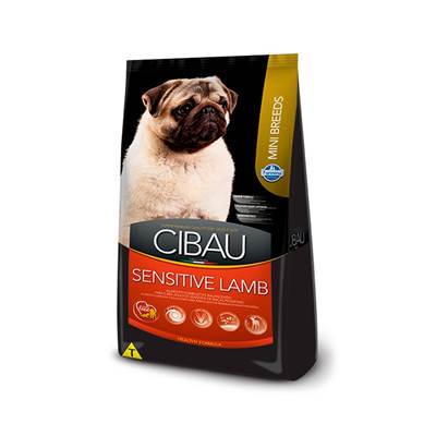 Ração Cibau Mini Breeds Sensitive Lamb para Cães Adultos de Raças Pequenas 1kg