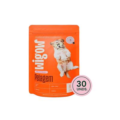 Suplemento Wigow Pele e Pelagem para Cães 84g