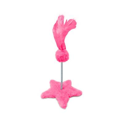 Arranhador São Benedito Pet Estrela com Mola Rosa para Gatos U