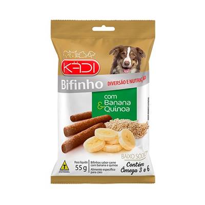 Snack Kadi para Cães sabor Banana e Quinoa 55g