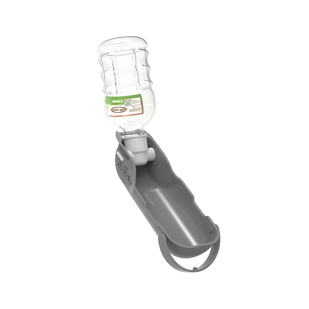 Bebedouro Portátil Plast Pet Eco Taupe para Cães
