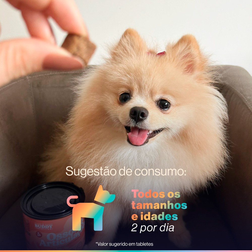 Suplemento Alimentar Buddy Nutrition Ossos & Articulações Sabor Carne para Cães
