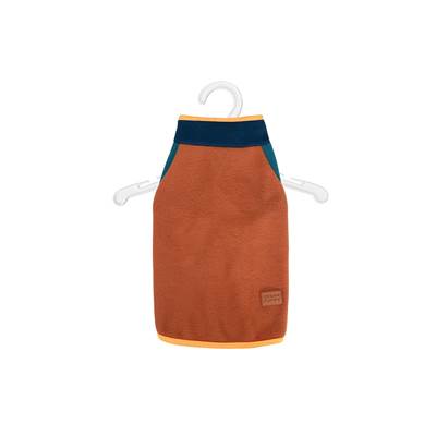 Casaco Urban Fleece com Gola Terracota para Cães e Gatos Tam 22