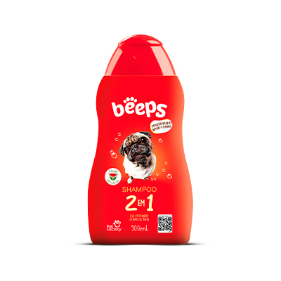 Beeps Shampoo 2 em 1 500ml