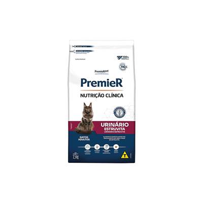 Ração Premier Nutrição Clínica Urinário para Gatos Adultos 1,5kg