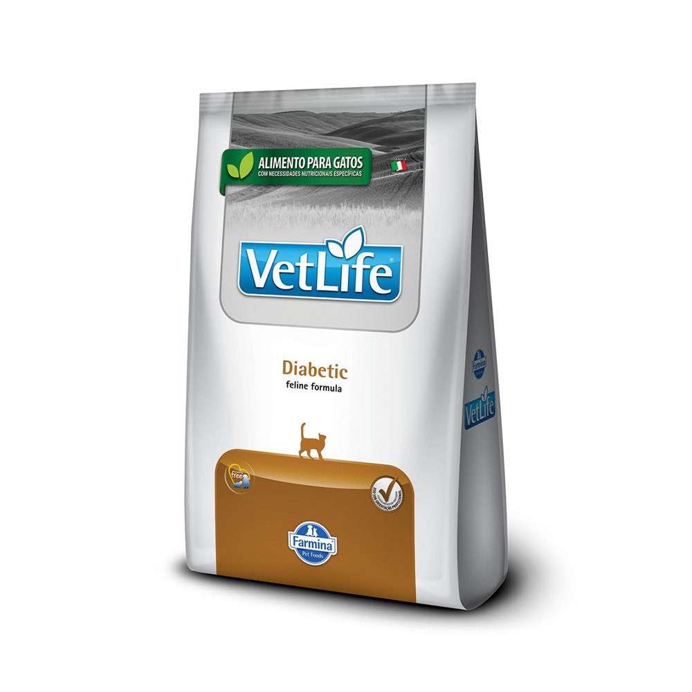 Ração Vet Life Natural Diabetic para Gatos