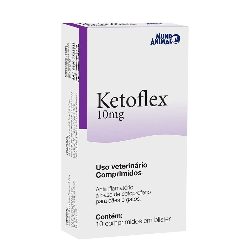 Ketoflex Mundo Animal  - 10 Comprimidos