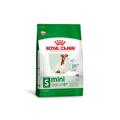 Ração Royal Canin Mini Adult 8+ para Cães Adultos acima de 8 anos de Porte Pequeno 7,5kg
