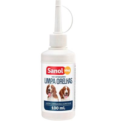 Limpa Orelha Sanol Dog para Cães 100ml