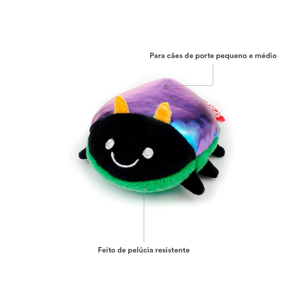 Brinquedo de Pelúcia para Cães Kawaii Escaravelho
