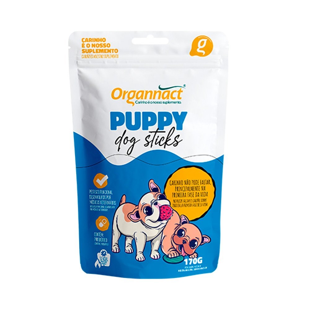 Suplemento Vitamínico Sticks Organnact Puppy Dog