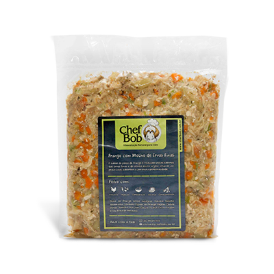 Alimento Natural Chef Bob Frango com Molho de Ervas Finas para Cães 350g