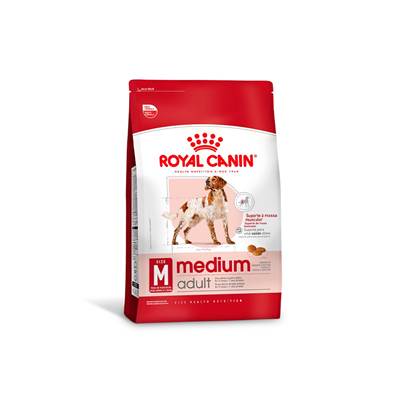 Ração Seca Royal Canin Medium Adult para Cães Adultos de Porte Médio 12kg