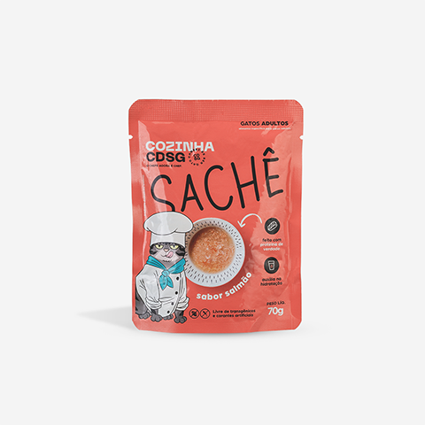 Ração Úmida Cansei de Ser Gato sabor Salmão | Zee.Dog