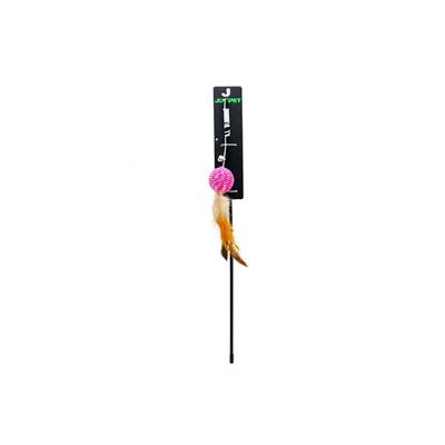 Brinquedo Jumpet Varinha com Peteca Rosa para Gatos U