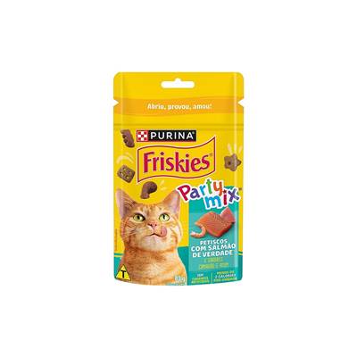 Petisco Friskies Salmão para Gatos 80g