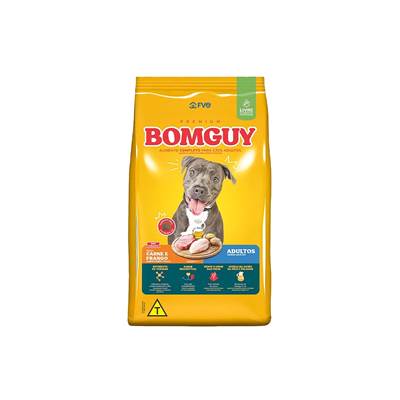 Ração Bomguy para Cães Adultos sabor Carne e Frango 2kg