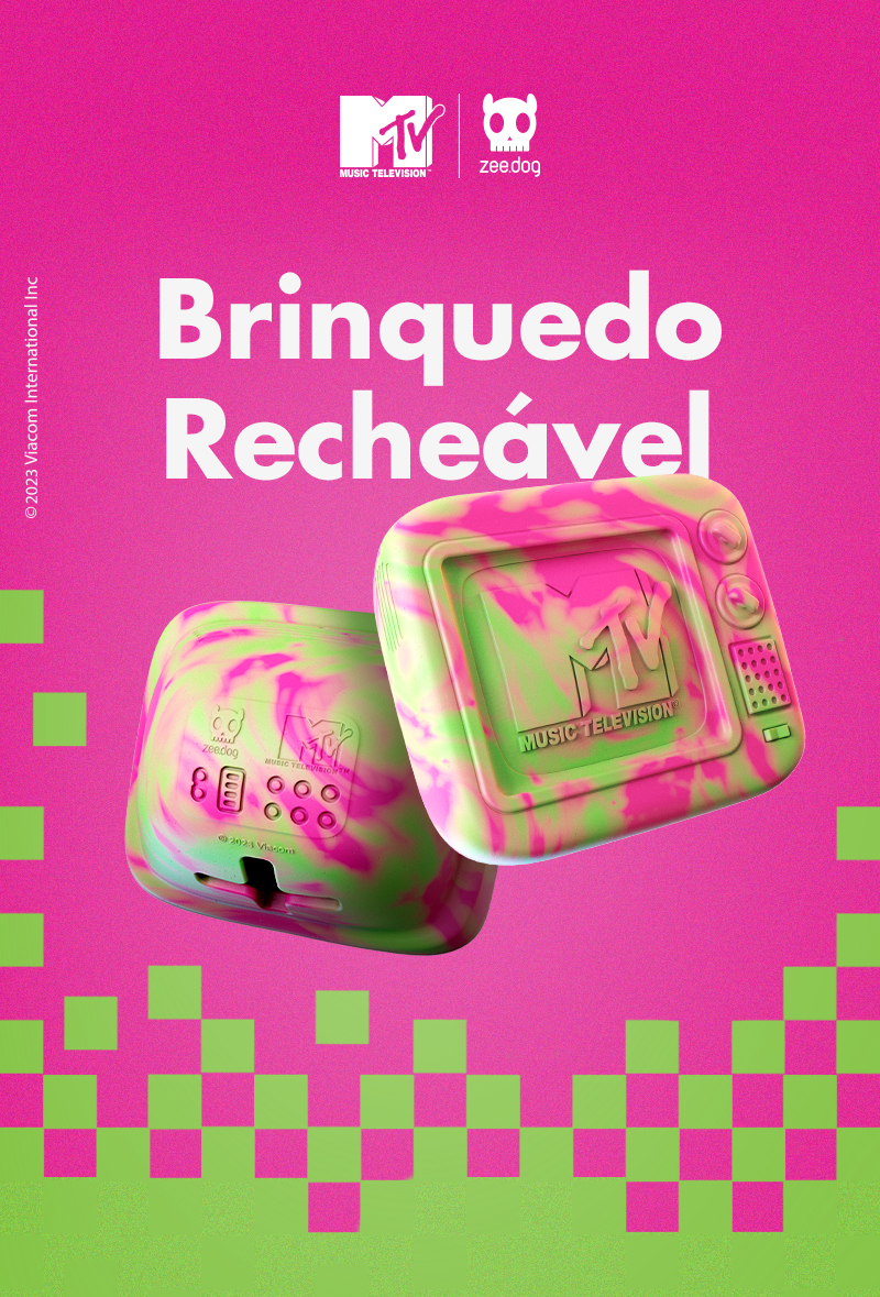 Brinquedo de Borracha Natural MTV