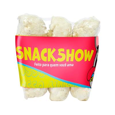 Osso Prensado Snack Show para Cães sabor Natural U