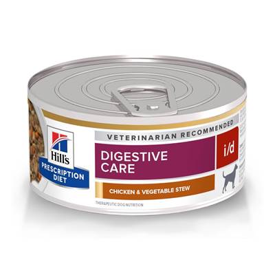 Ração Úmida Hill's Prescription Diet Cuidado Digestivo i/d para Cães sabor Frango e Vegetais 156g