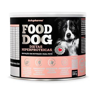Suplemento Vitamínico Botupharma Food Dog Dietas Hiperproteicas 500g