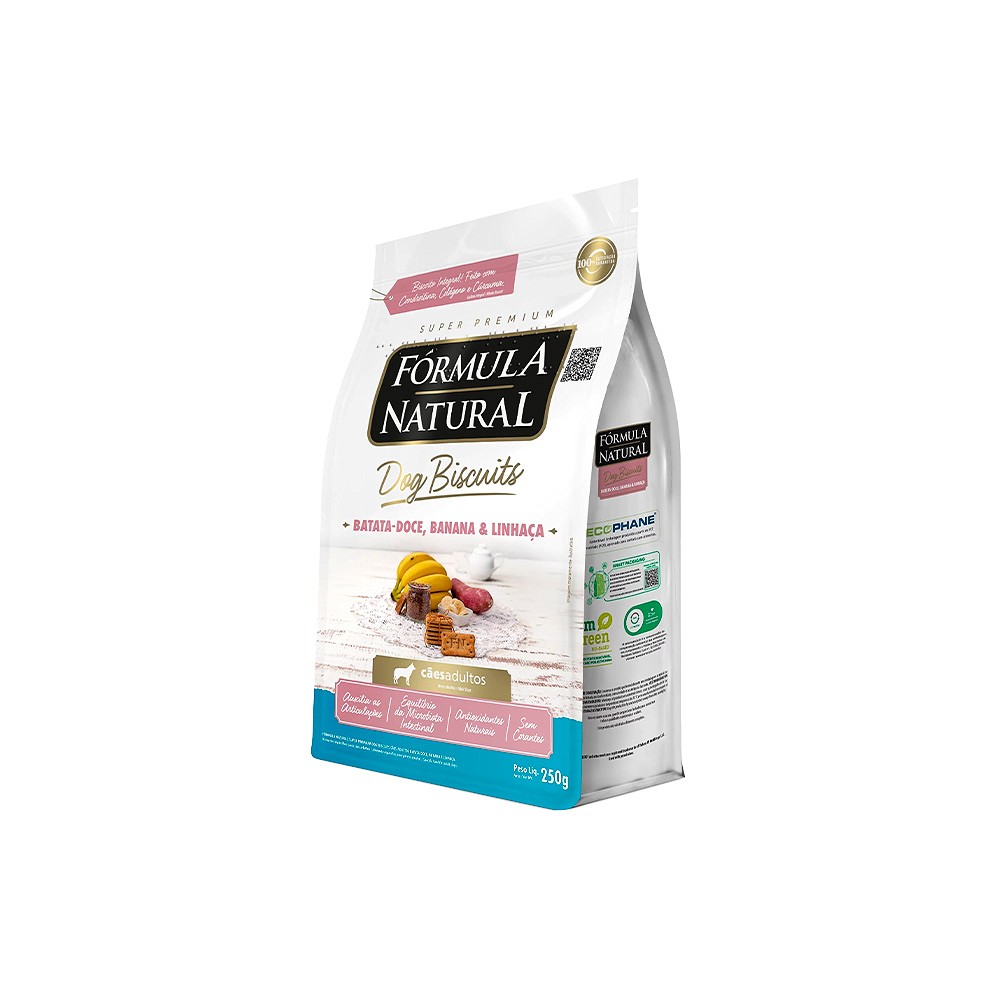 Biscoito Fórmula Natural Dog Biscuits para Cães Adultos sabor Batata