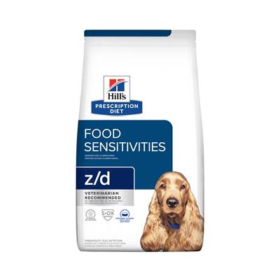 Ração Hill's Prescription Diet Z/D para Cães Adultos - Alergias Alimentares e da Pele 3,6kg