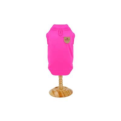 Regata Bonito pra Cachorro com Proteção UV Rosa Fluorescente para Cães GG