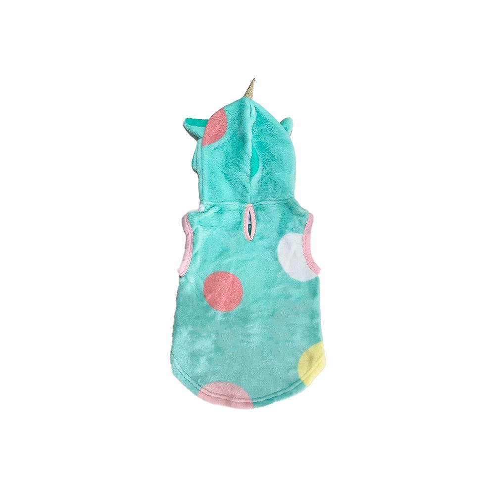 Casaco Peludinho Tip Top Unicórnio para Cães