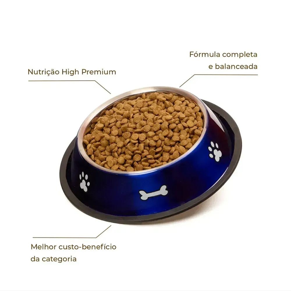 Ração Joy High Premium Cães Filhotes Raças Médias e Grandes Frango e Carne