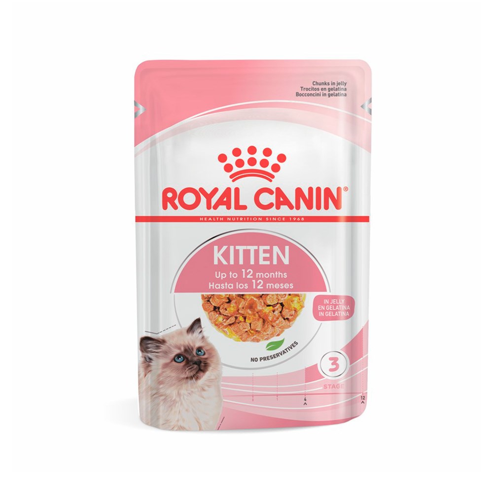 Ração Úmida Royal Canin Kitten Jelly para Gatos Acima de 12 Meses