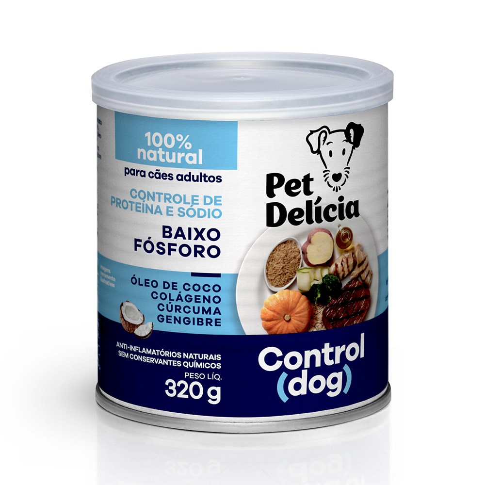 Ração Pet Delícia Control Dog Baixo Fósforo para Cães 