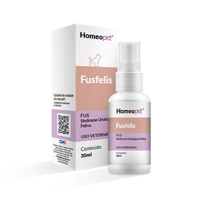 Sistema de Terapia Homeopet para Gatos Síndrome do Cálculo Renal Fusfelis 30ml