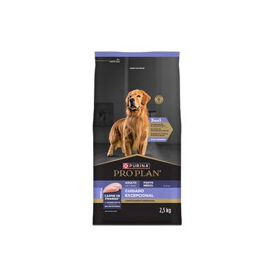 Ração Proplan Cuidado Excepcional para Cães Adultos de Raças Médias 2,5kg