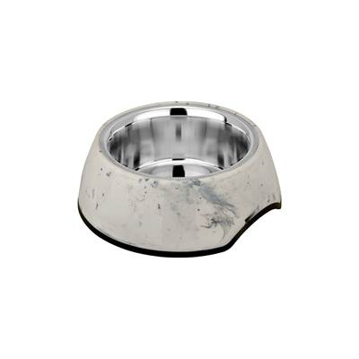 Comedouro Kumar Antiskid Prata para Cães 400ml