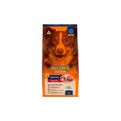 Ração Special Dog GoldLife Premium Especial Sabor Carne e Frango com Batata-Doce para Cães Adultos 20kg