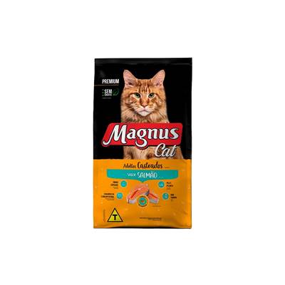 Ração Magnus sabor Salmão para Gatos Adultos Castrados 2,5kg