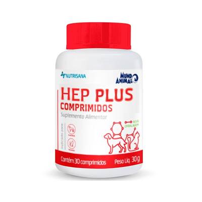 Suplemento Hep Plus para Cães e Gatos 30 Comprimidos 30 comprimidos