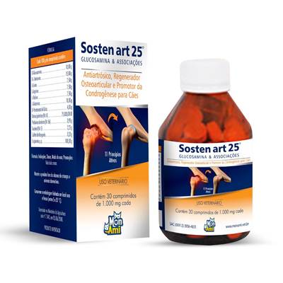 Regenerador Articular Sosten Art 25 para Cães 30 comprimidos
