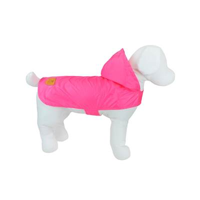 Capa Bonito Pra Cachorro Maxi Corta Vento Pink para Cães M
