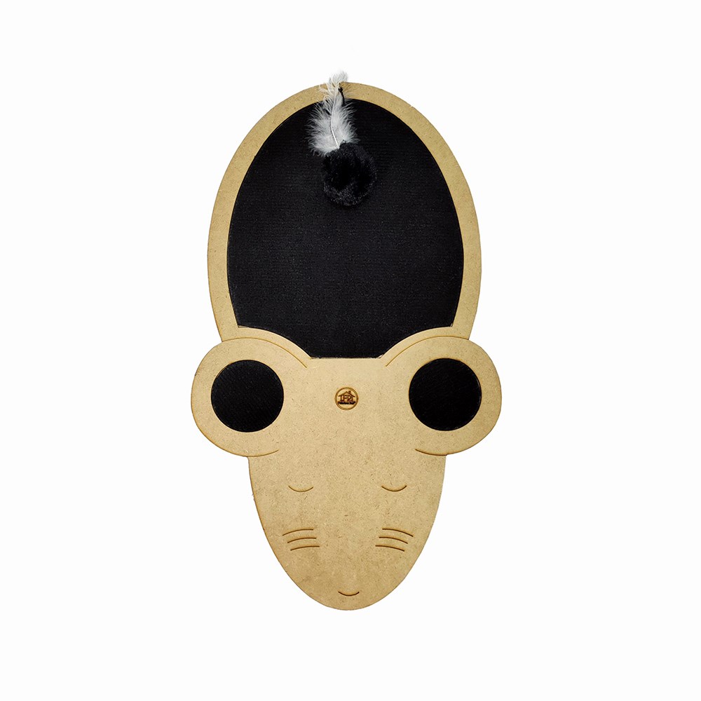 Arranhador Fábrica Pet Joy Mouse Preto para Gatos