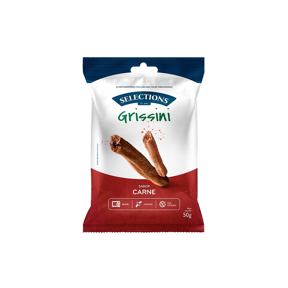 Snack Selections Grissini para Cães Adultos sabor Carne | Zee.Now
