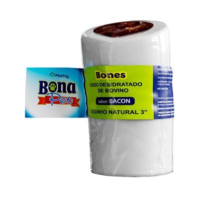 Osso Bonapet Natural Recheado sabor Bacon para Cães